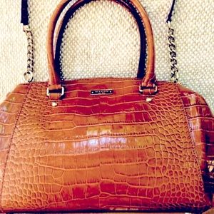 Kate Spade Chambers 14KG Patent Leather Croc Bag